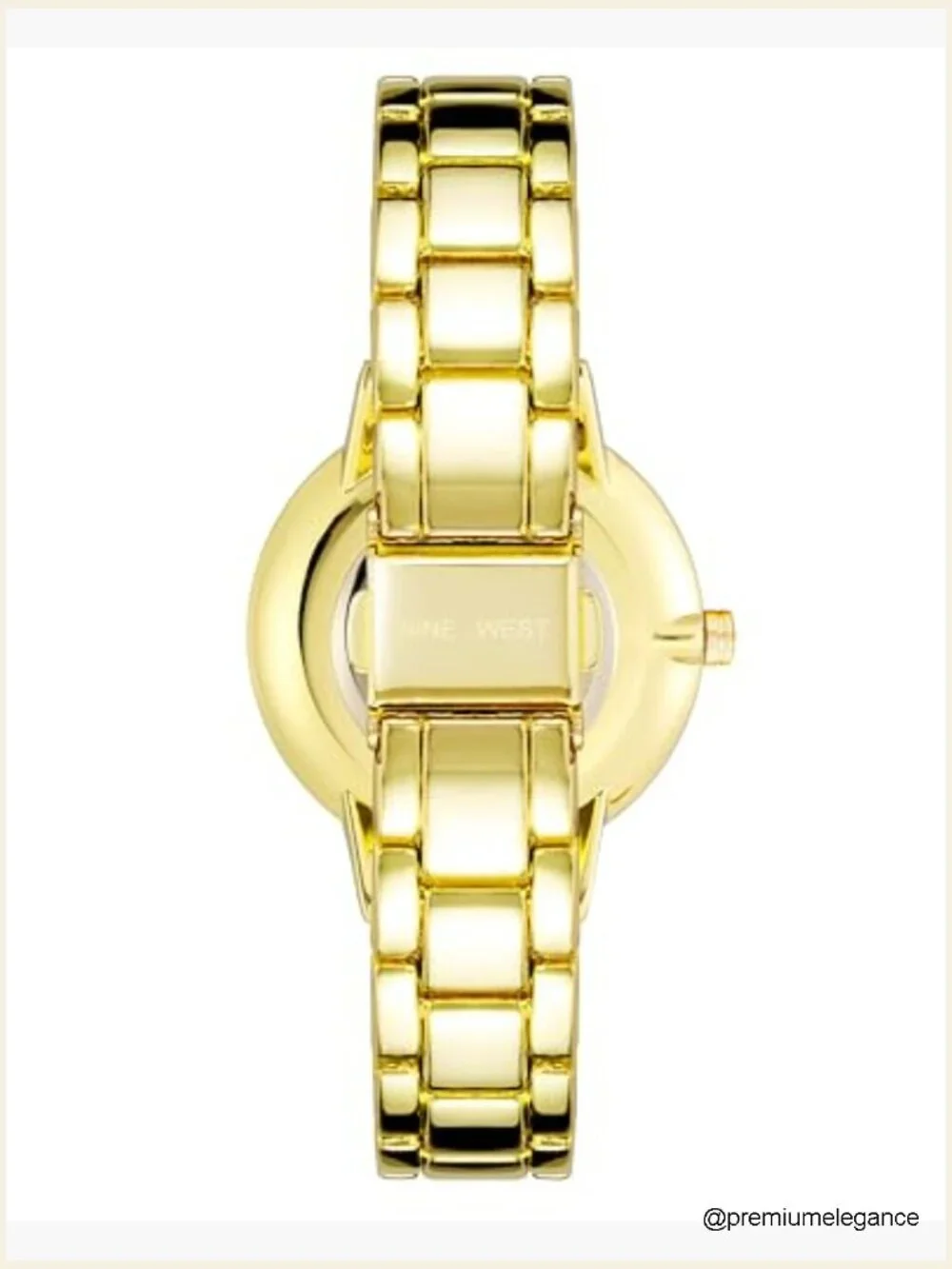 Crystal Accented Bracelet Watch with Mineral Lens